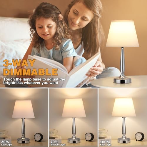 Touch Table Lamp for Bedroom