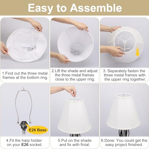 White Lamp Shades Set of 2 (2 Count)