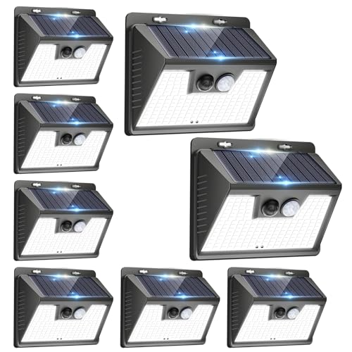 Solar Powered Lights Outdoor (8 Count)