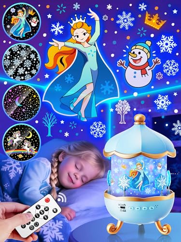 Frozen Toys 15 Music+16 Films+315 Colors Night Light for Kids