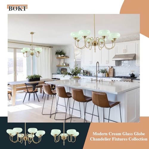 Green Vintage Chandelier 5
