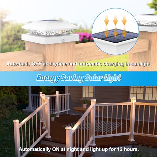 4x4 Solar Post Cap Lights (12 Count)