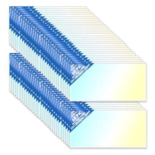 LED Flat Panel Light LED Drop Ceiling Light Fixture (60 Count)
