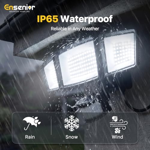 Solar Flood Lights Outdoor (2 Count)