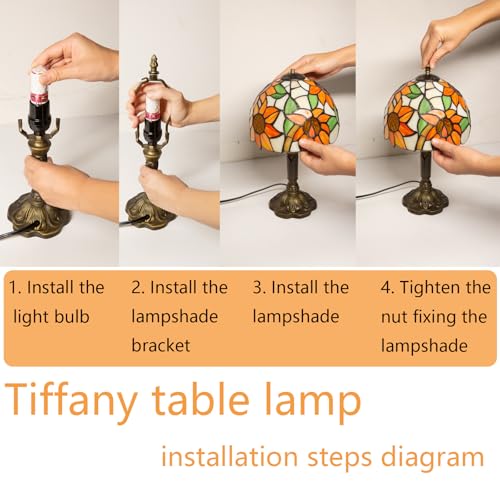 Sunflower Tiffany Style Lamp