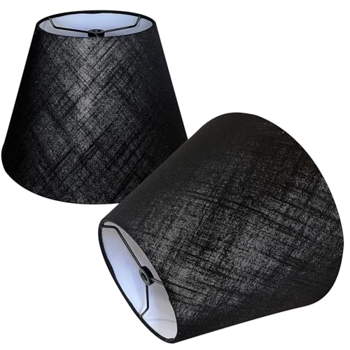 Black Lamp Shades Set of 2