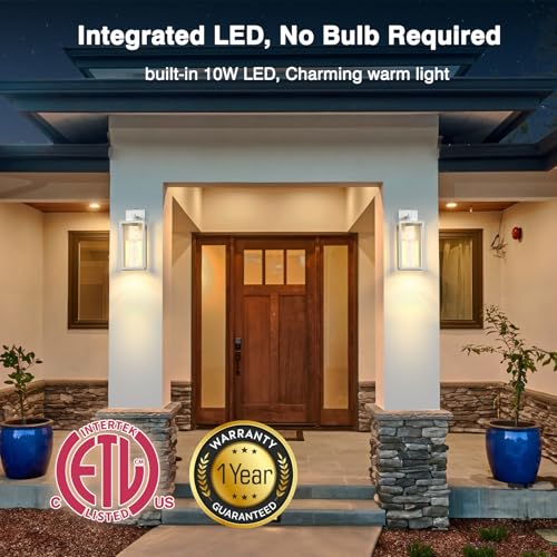 White Outdoor Wall Lights