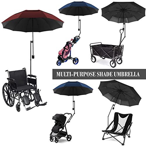 UPF 50+ Clamp‑on Golf Umbrella