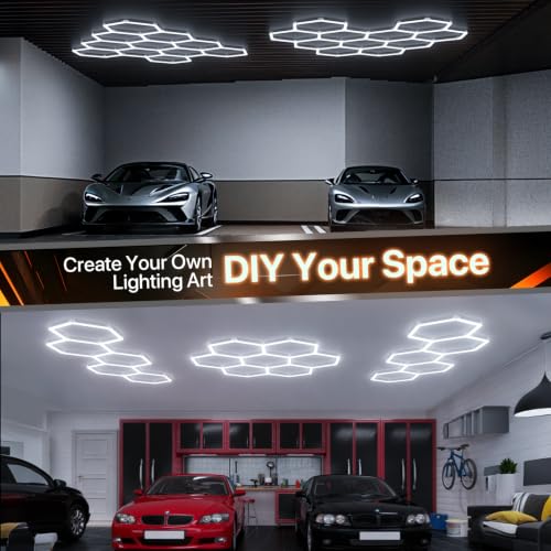 Hexagon Garage Lights (22 Hex)