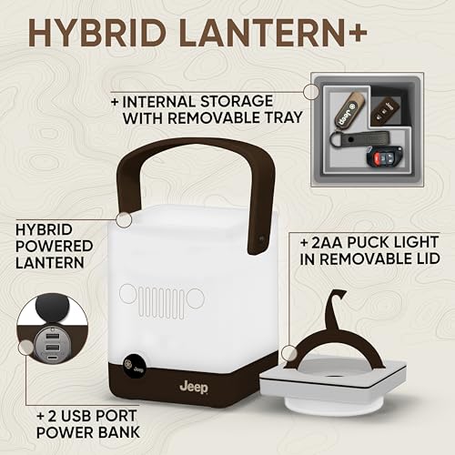 Jeep Hybrid Rechargeable LED Lantern Plus
