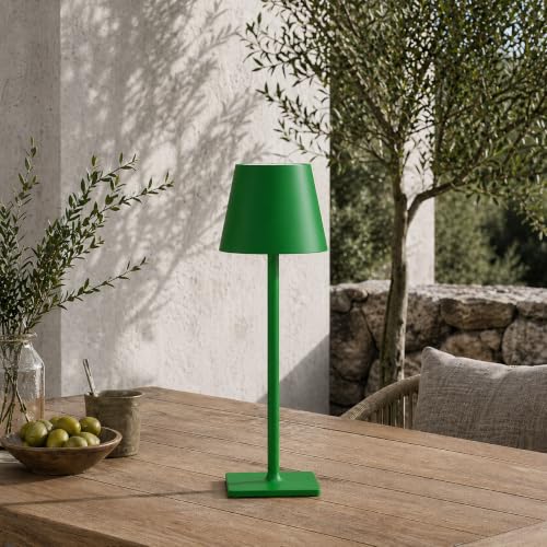 Green Cordless Table Lamps (2 Count)