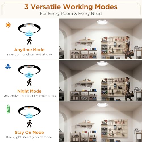 Rechargeable Ceiling Light 4 Pack (4 Count)