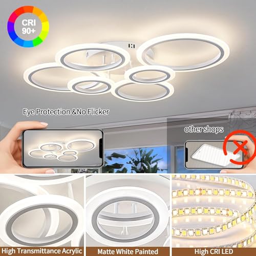 60W Modern LED Ceiling Light Fixture