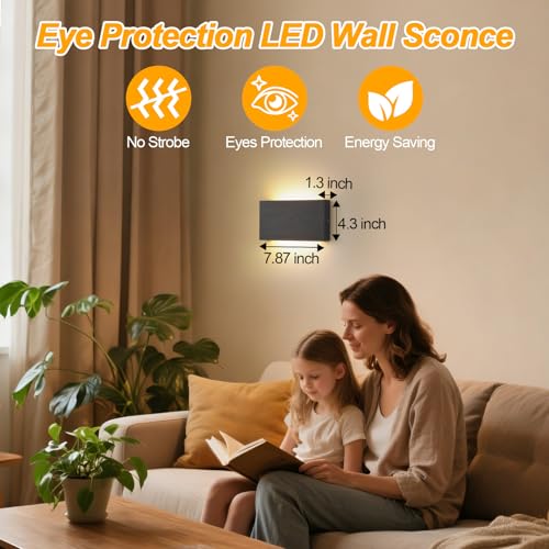 Modern Wood LED Linear Wall Sconce