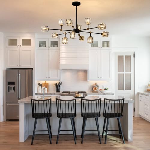 Crystal Sputnik Chandelier with 12