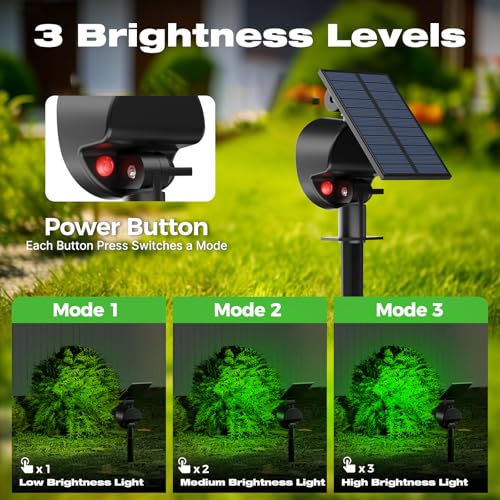 Solar Spot Lights Outdoor Waterproof (4 Count)