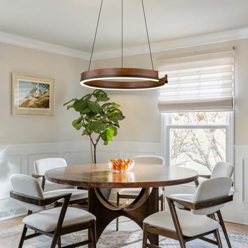 Modern Wood Chandelier