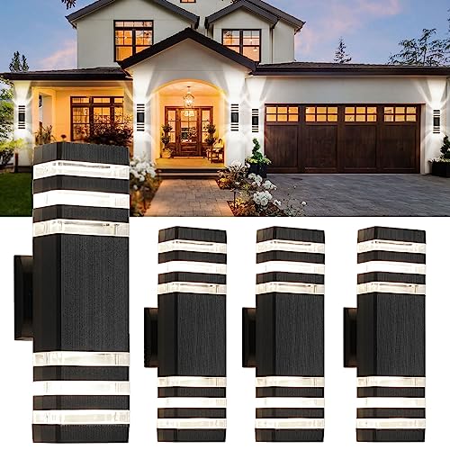 Up and Down Outdoor Lights 15'' Exterior Wall Lights (4 Count)