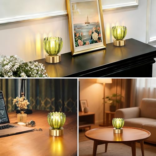 Cordless Small Table Lamp with 5200mAh Battery & Touch Control