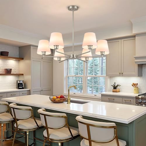 Brushed Nickel Chandeliers for Dining Room