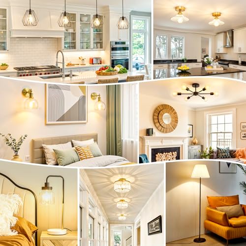 A19 Vintage LED Edison Bulbs Dimmable 60W Equivalent High Brightness (4 Count)
