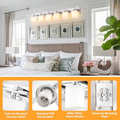 Modern Bathroom Light Fixtures Over Mirror