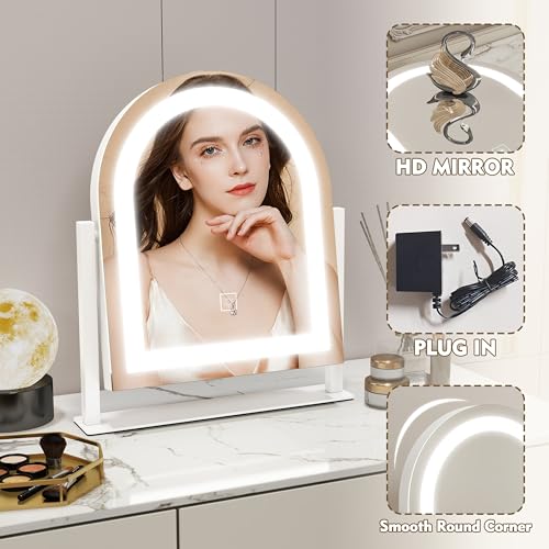 Lighted Makeup Mirror with 3