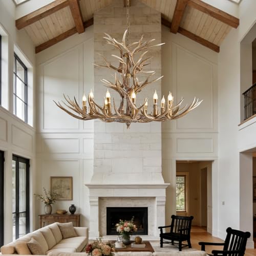 Antler Chandelier 12 Light