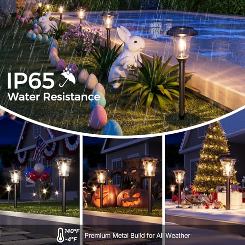 Solar Pathway Lights 4 Pack