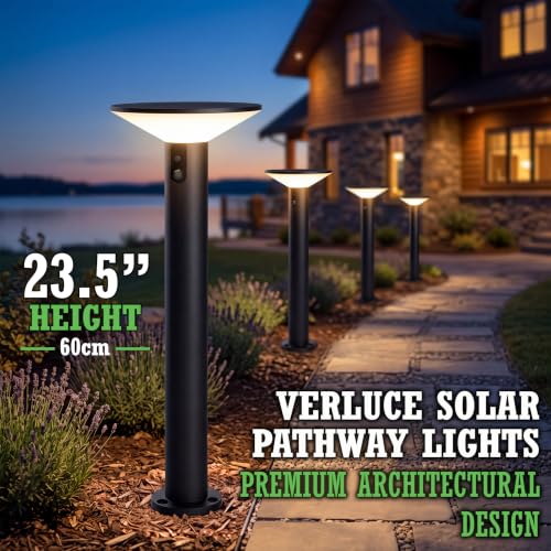 Premium Solar Pathway Lights Outdoor (4 Count)