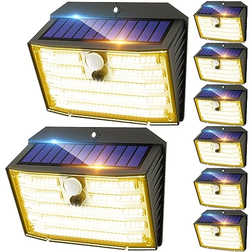 Solar Lights Outdoor [𝟖 𝐏𝐚𝐜𝐤 (8 Count)