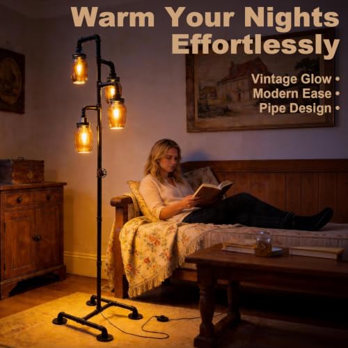 Steampunk Floor Lamp (4 Count)