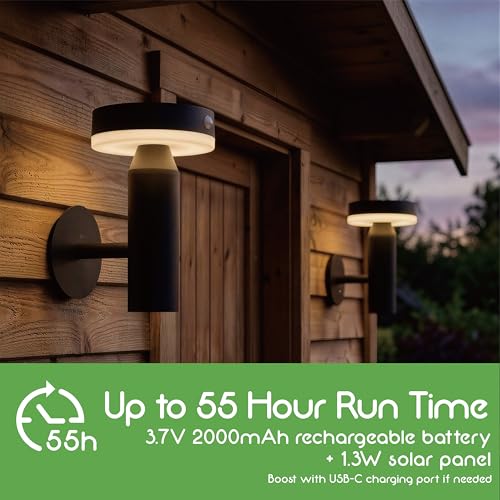 Solar Wall Lights (2 Count)