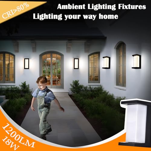 3CCT Outdoor Light Fixture Wall Mount (2 Count)