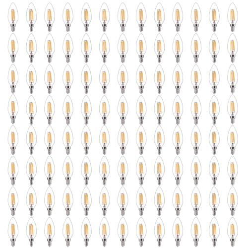 60W Equivalent LED Chandelier Light Bulbs (96 Count)