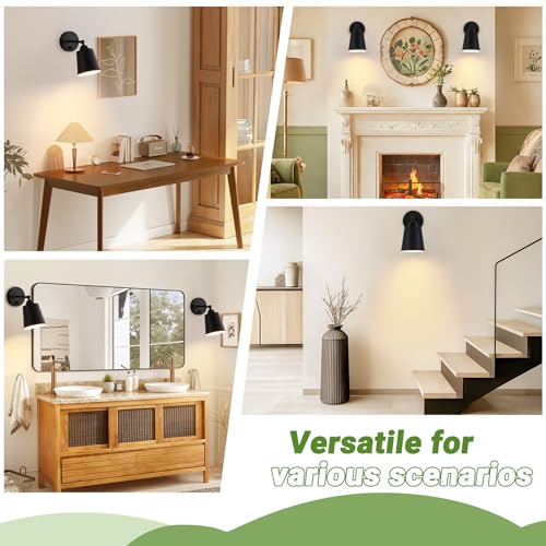 Dimmable Wall Sconces Set of Two (2 Count)