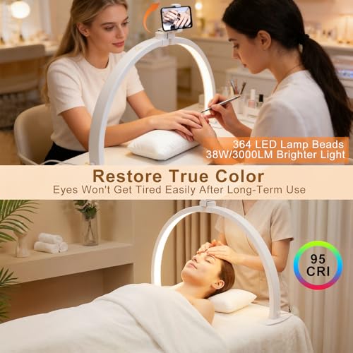Half Moon Light for Nail Desk 29"