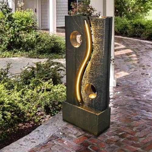 47 inches Water Fountain Outdoor Garden