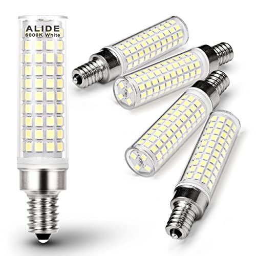 E12 C7 10W 6000K LED Candelabra Bulbs 100w Equivalent (5 Count)