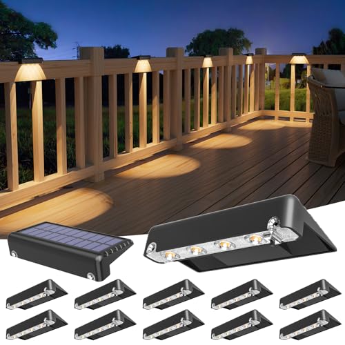 Solar Deck Lights 12 Pack (12 Count)