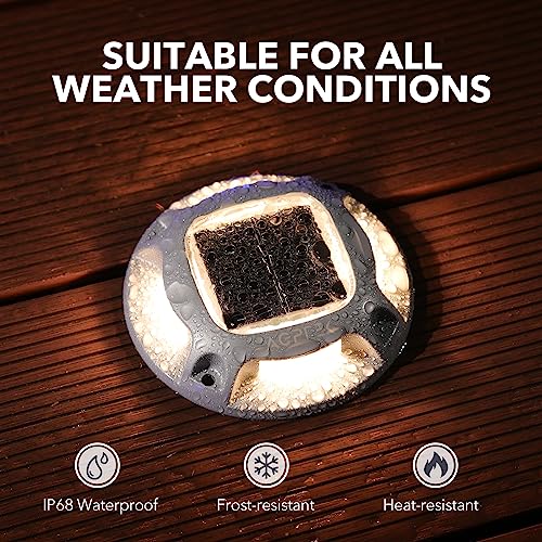 Solar Driveway Lights Outdoor 8 Pack (8 Count)