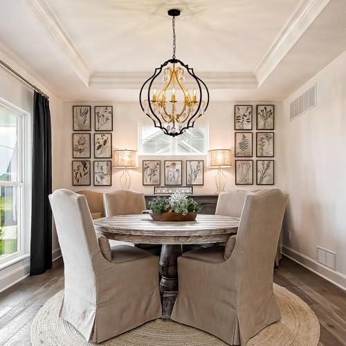 Black and Gold Chandeliers Vintage Orb Chandeliers for Dining Room