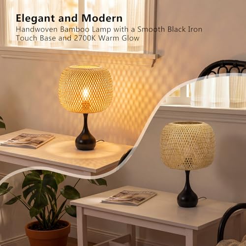 Touch Bedside Lamp for Bedroom