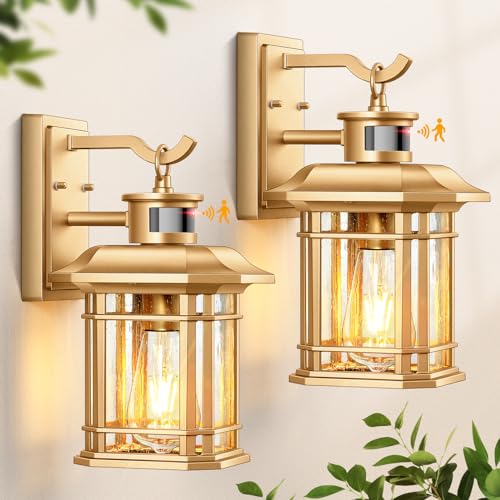 Motion Sensor Exterior Lights for House (2 Count)