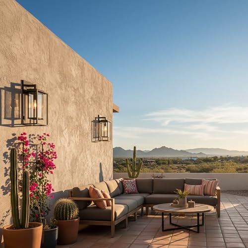 21" Double Cage Outdoor Wall Light