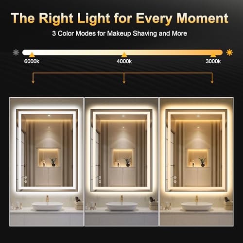 LED Bathroom Mirror with Light