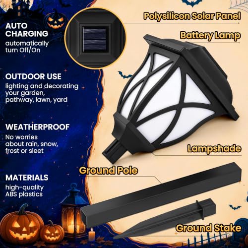Solar Halloween Lights Outdoor Decor