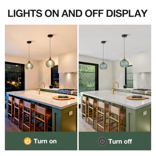 Vintage Green Glass Pendant Lights for Kitchen Island E26 Base