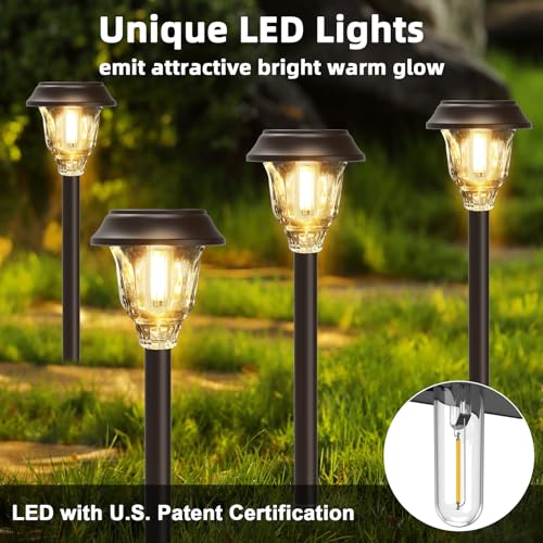 Solar Lights Outdoor Waterproof (6 Count)