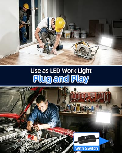 60W LED Flood Light Outdoor (2 Count)